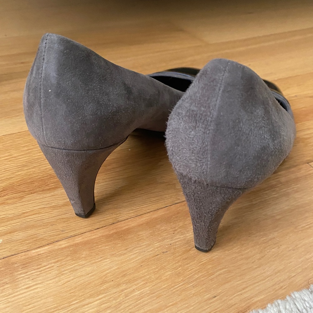 Prada Suede with Patent Contrast Shoes - Picture 6 of 8